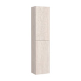 Mueble Columna Auxiliar de Baño Reversible y Suspendido Nórdico Extra Fresno Roca