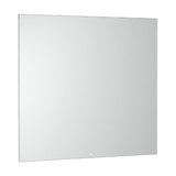 Espejo de Cristal Templado para Baño con Diseño Rectangular y Luz Perimetral Luna Roca