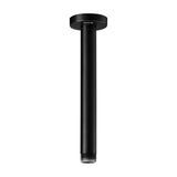 Soporte para Rociador de Baño RainSense 20 cm Negro Mate Roca