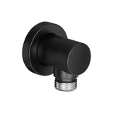 Toma de Agua para Flexible de Ducha Aqua Negro Mate Roca