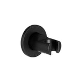 Soporte a Pared para Ducha con Diseño Circular en Round Negro Mate Roca