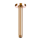 Ceiling Mount for Shower Head 1/2\" Rose Gold 20 cm Roca