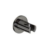 Soporte de Pared para Ducha con Diseño Circular Titanio Round Negro Roca