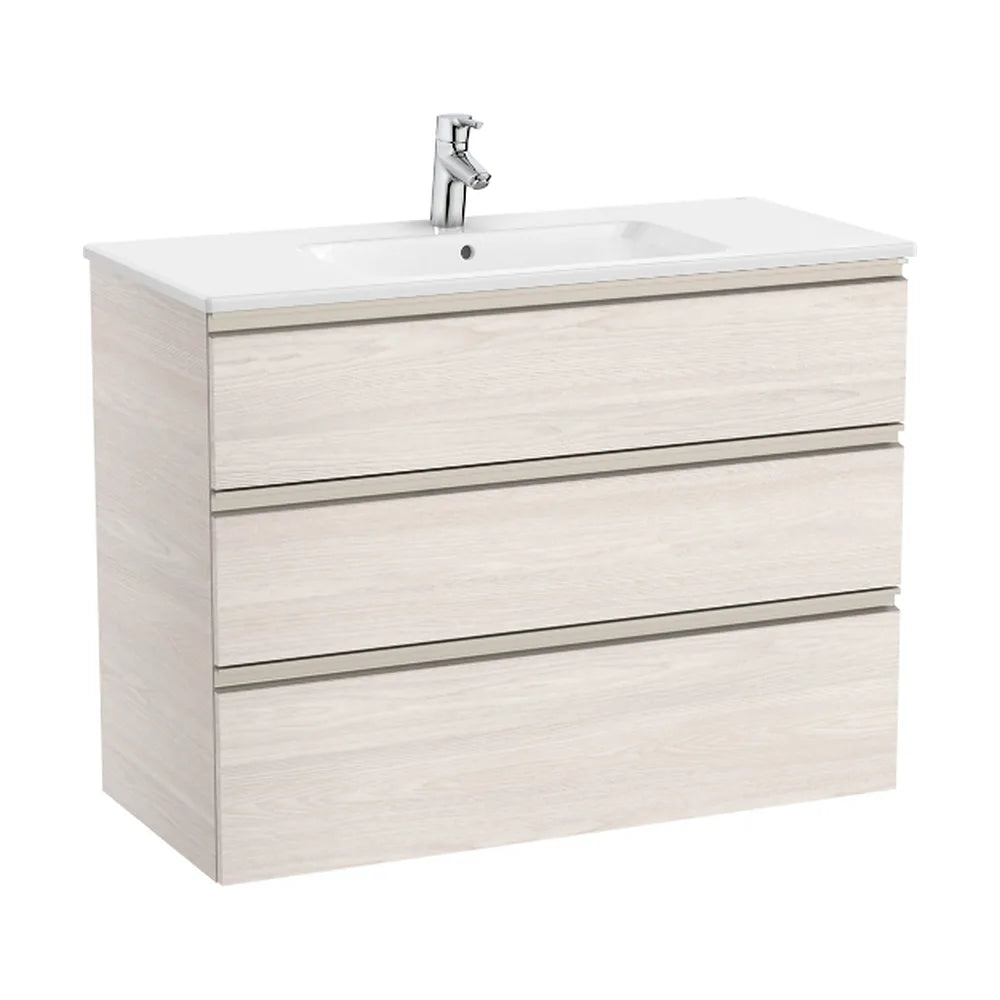 Mueble de Baño con Lavabo Central y Nórdico Unik de 100,5 cm Colección The Gap Fresno Roca - Vista 1