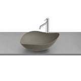 Oval Fineceramic Countertop Washbasin Coffee Colour Ohtake Inspira Roca