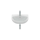 Lavabo para Instalación a Mural Elaborado con Porcelana Victoria 45x38cm White Roca