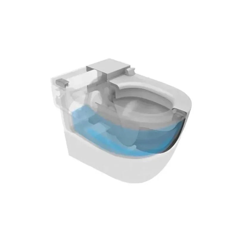 Roca Meridian In Tank Toilet Wall-mounted Of 40 Cm Depth Of Porcelain Colour White