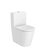 Inodoro Completo Compacto de Porcelana with Rimless Technology Insipira Round Salida Dual Inspira Blanco Roca