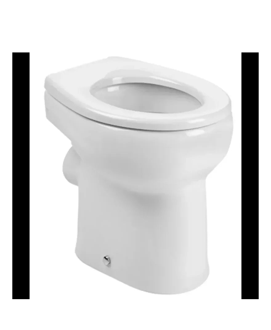 Inodoro infantil con salida horizontal de 29,5 cm fabricado en porcelana con acabado en color blanco Baby Roca - Vista 1