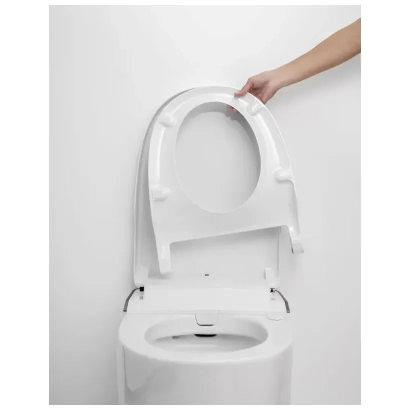 Inodoro Smart suspendido con tapa y asiento calefactado en color blanco In-Wash Roca - Vista 5