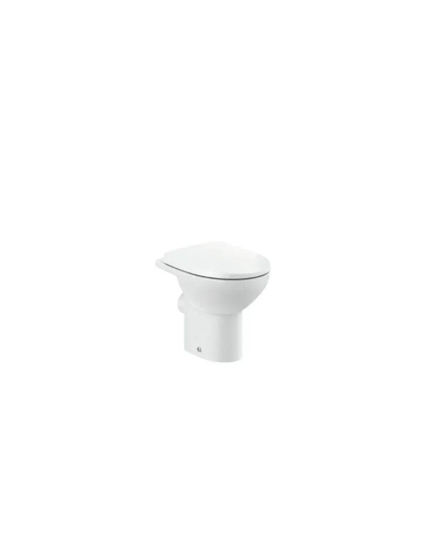 Taza de tanque alto o empotrable Rimless con salida horizontal y descarga dual en color blanco Victoria Roca - Vista 1