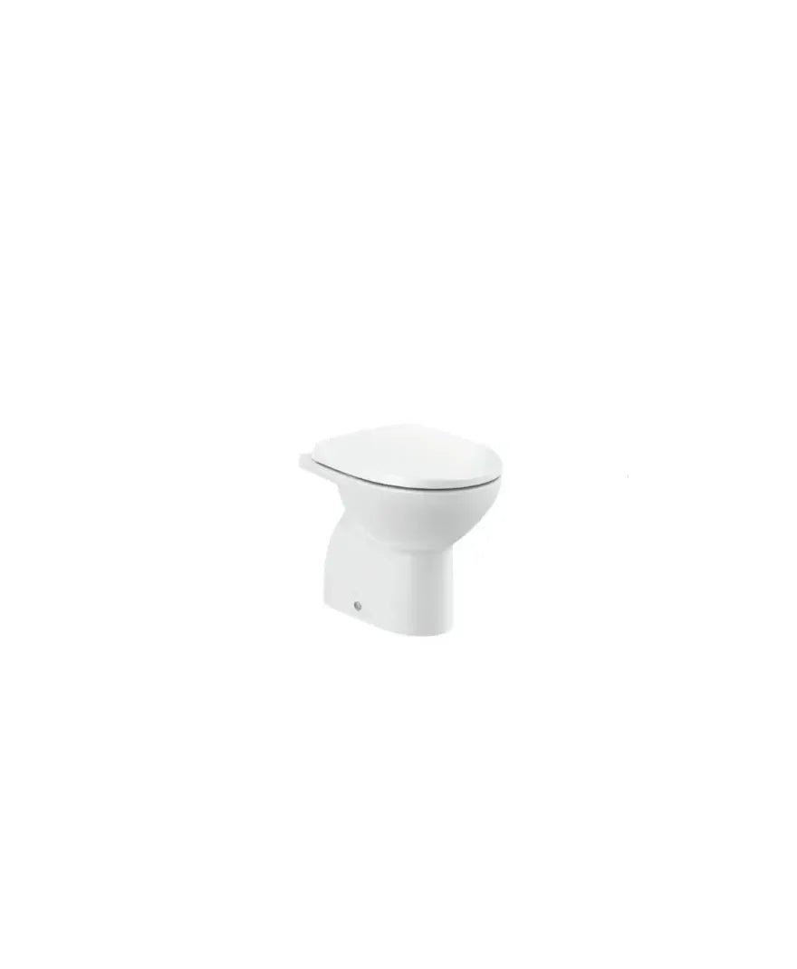 Taza de tanque alto o empotrable Rimless con salida vertical y descarga dual en color blanco Victoria Roca - Vista 1