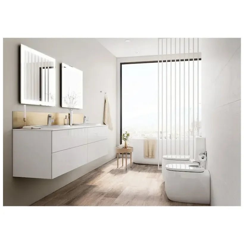 Inodoro de Tanque Alto Salida Horizontal Beyond 39,5 cm Blanco Mate Roca - Vista 2