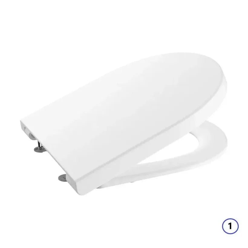 Pack inodoro Rimless suspendido The Gap Round Roca y cisterna compacta empotrable doble descarga Duplo WC One Compact Roca - Vista 6