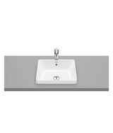 Lavabo de Encimera Cuadrado Porcelana The Gap 39x37x4cm Blanco Roca