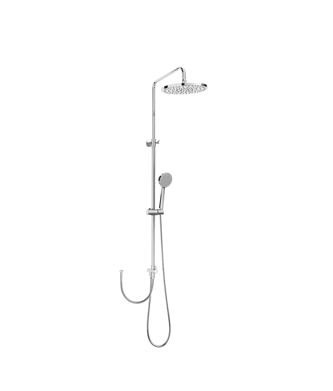 Columna de ducha-bañera mural con rociador y teleducha más flexible e inversor de acabado cromo Victoria Connect Roca - Vista 1
