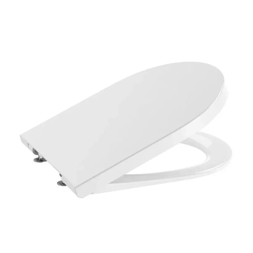 Inodoro Suspendido Rimless Salida Horizontal Tapa Amortiguada Cisterna Placa Pulsadora Round Colección The Gap Roca - Vista 3