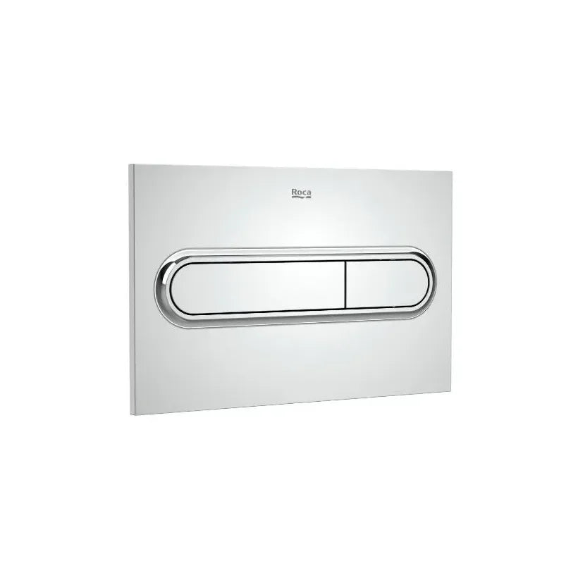 Pack inodoro de salida dual con taza tapa amortiguada gris oscura cisterna y placa pulsadora Rimless ROCA - Vista 5