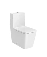 Inodoro Completo para Instalación Adosada a Pared con Tecnología Rimless Salida Dual Inspira Square Blanco Roca