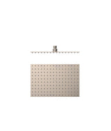 Rociador de ducha Rectangular shower head with swivel shower head made of stainless steel 30 cm Tres