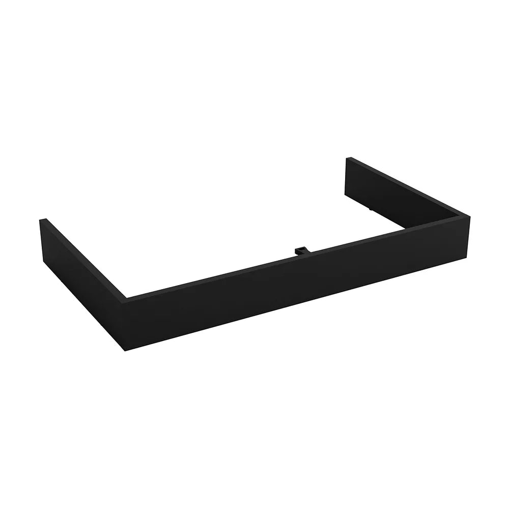 Mueble de Baño con Lavabo y 3 Cajones Salgar Noja 80 cm Negro Satinado - Vista 2