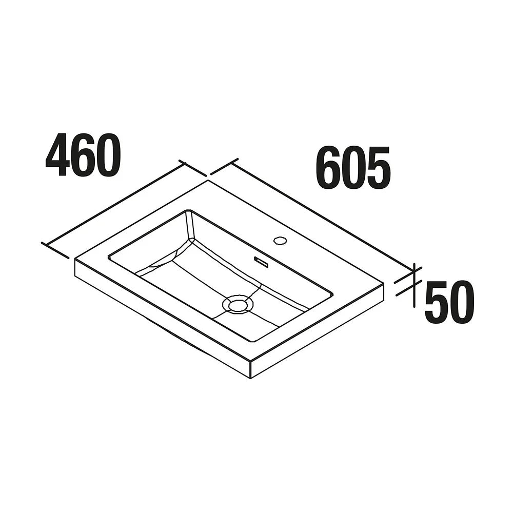 Mueble de Baño Salgar Spirit 60 cm Blanco Brillo - Vista 12
