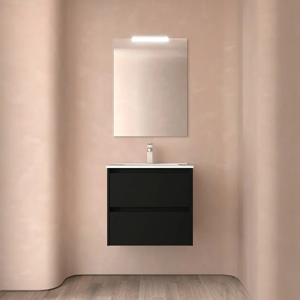 Mueble de Baño 2 Cajones Salgar Noja 60 cm Blanco - Vista 5