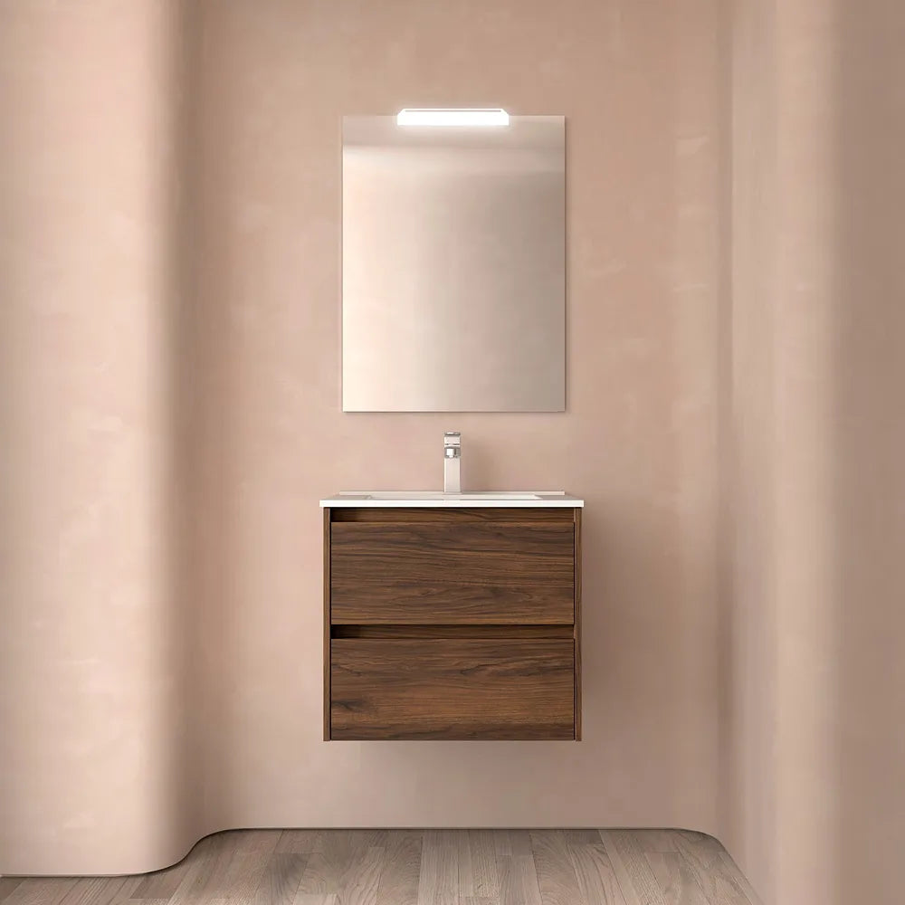Mueble de Baño 2 Cajones Salgar Noja 60 cm Blanco - Vista 7