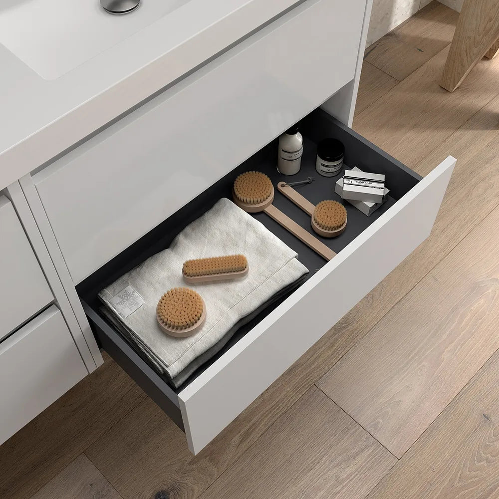 Mueble de Baño con Lavabo y 2 Cajones Salgar Noja - Vista 2