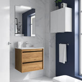 Meuble de Salle de Bain 2 Tiroirs Salgar Attila 60 cm