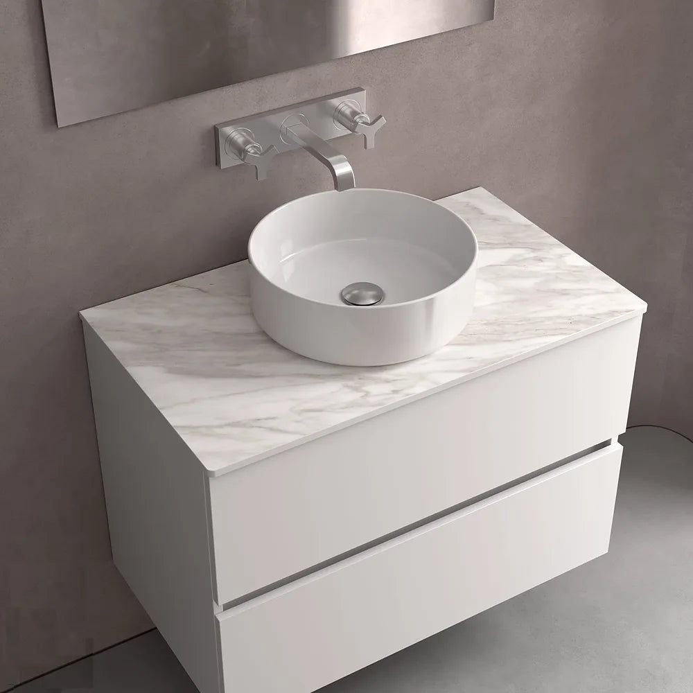 Mueble de Baño con Encimera y 3 Cajones Salgar Optimus Roble Natural - Vista 4