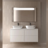 Meuble de Salle de Bain avec Plan Vasque Salgar Optimus Blanc