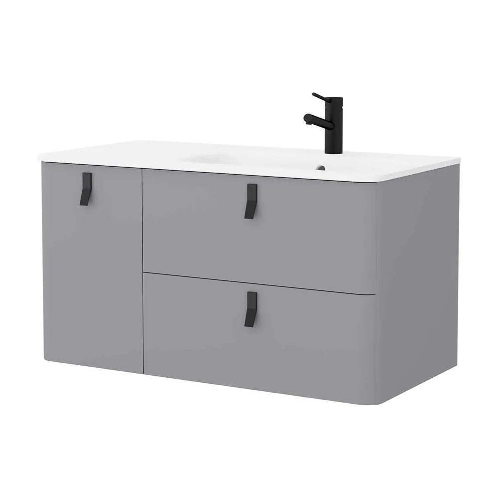 Mueble de Baño con Lavabo Salgar Uniiq 120 cm Gris Humo - Vista 1