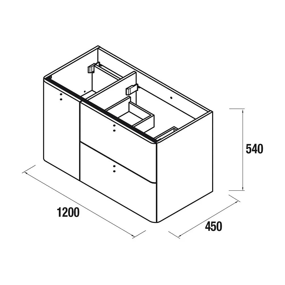 Mueble de Baño Lavabo sobre Encimera Salgar Uniiq 120 cm - Vista 16