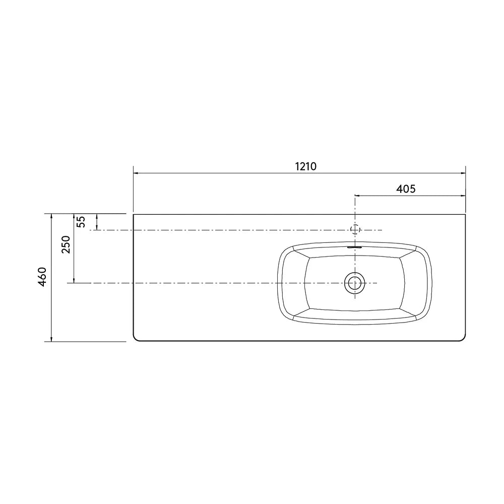 Mueble de Baño con Lavabo Salgar Uniiq 120 cm Amarillo Paja - Vista 11