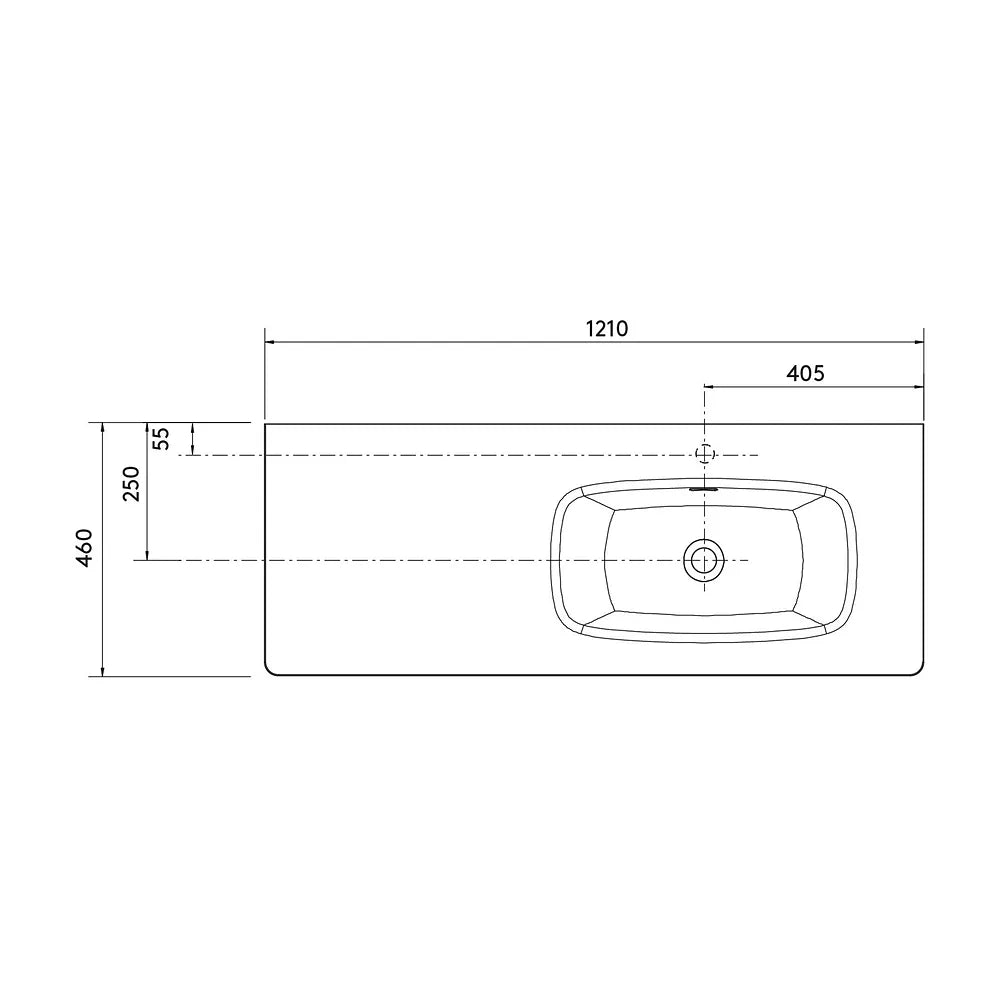 Mueble de Baño con Lavabo Salgar Uniiq 120 cm Amarillo Sol - Vista 11