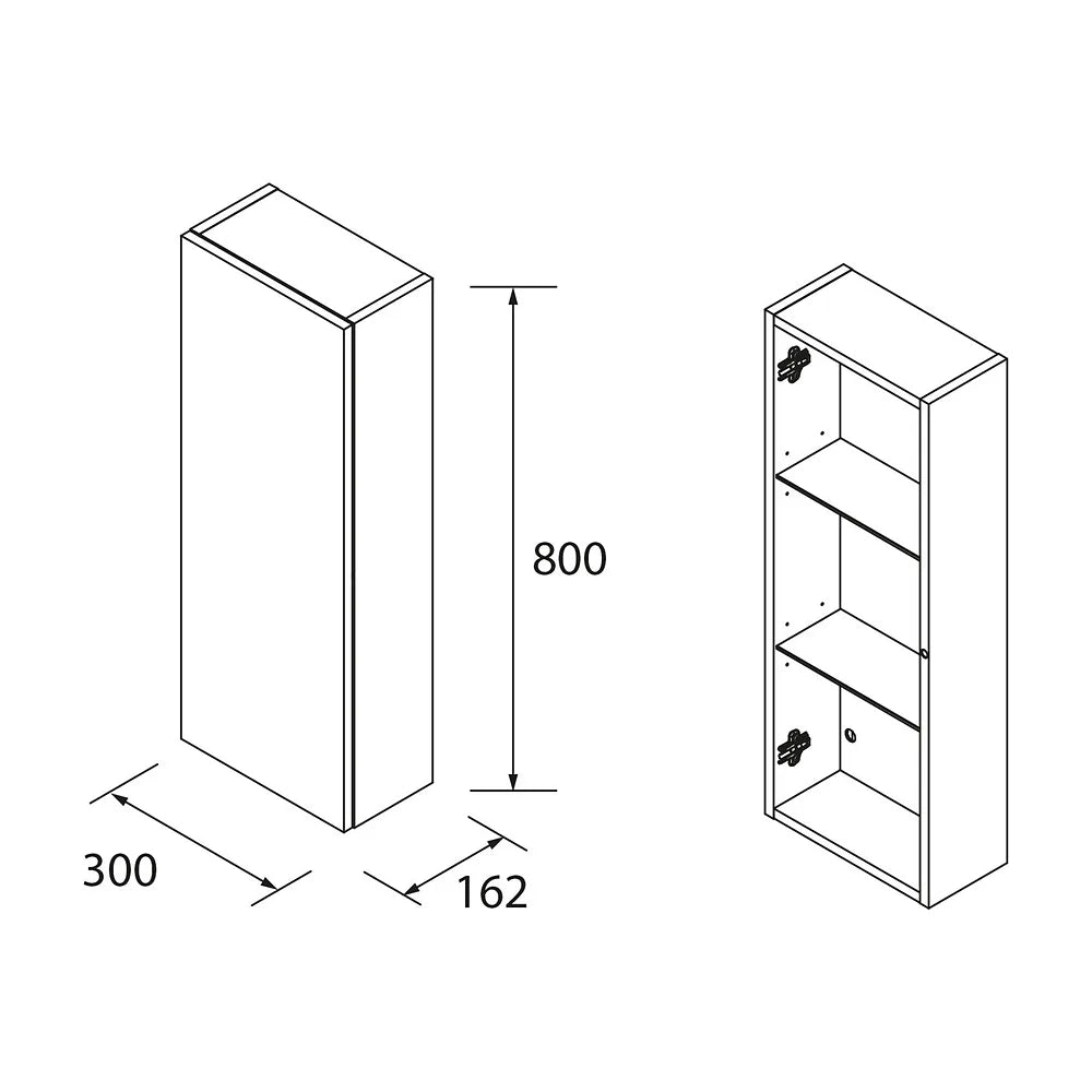 Mueble de Baño Suspendido con Lavabo y 2 Cajones Salgar Fussion Line Pino Bahía - Vista 16
