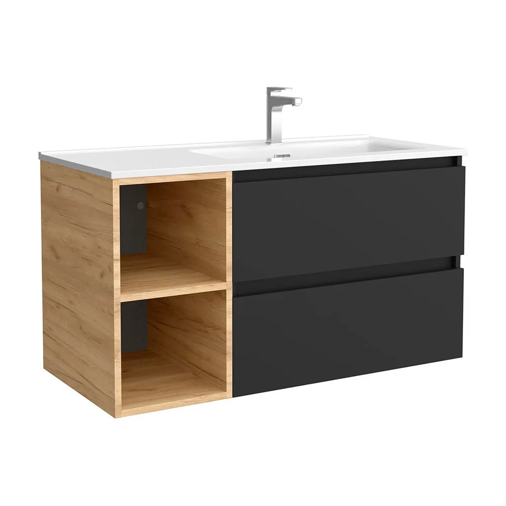 Mueble de Baño Salgar Bequia Negro Mate - Vista 1