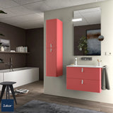 Mueble de Baño Suspendido con Lavabo y 2 Cajones Salgar Uniiq 80 cm