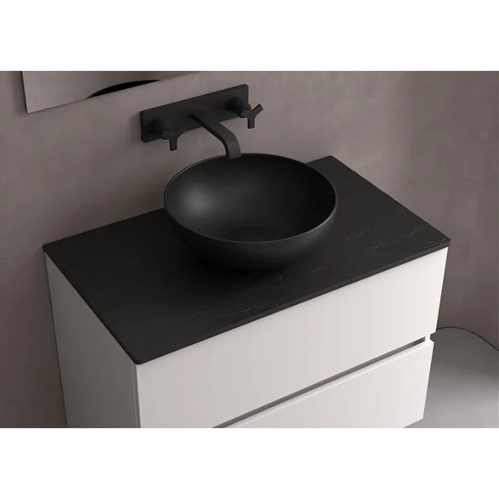 Mueble de Baño 2 Cajones Salgar Renoir 100 cm Verde Bosque - Vista 4