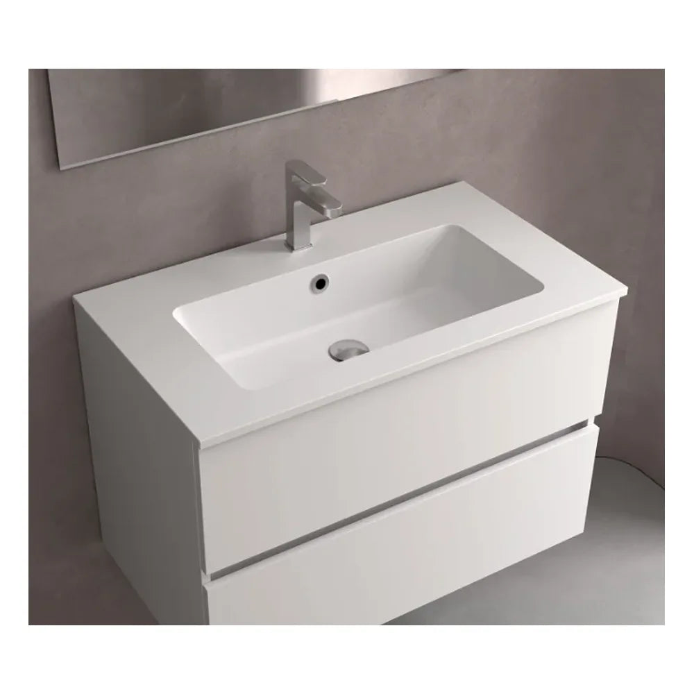 Mueble de Baño 2 Cajones Salgar Renoir 80 cm Azul - Vista 3