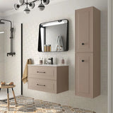 Meuble de Salle de Bain 2 Tiroirs Salgar Renoir 80 cm