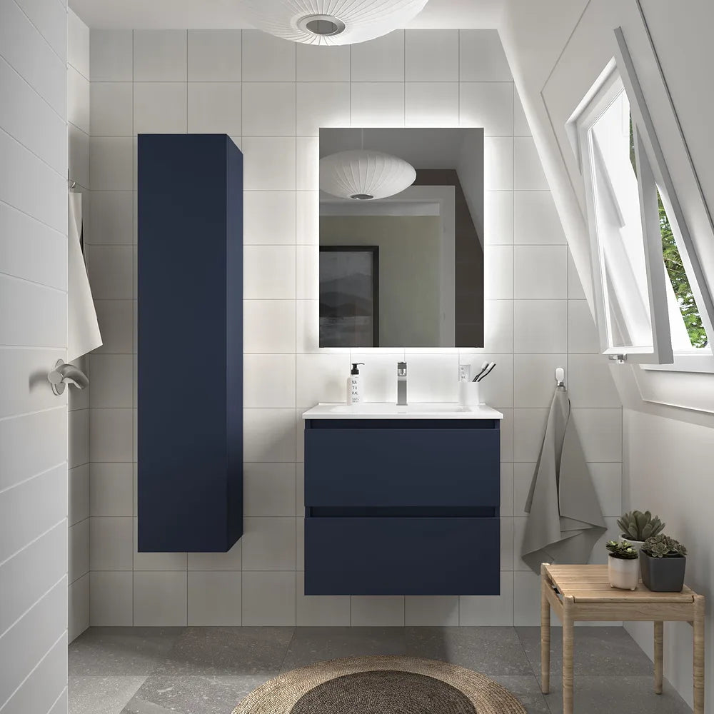 Mueble de Baño con Lavabo Salgar Bequia Azul - Vista 1