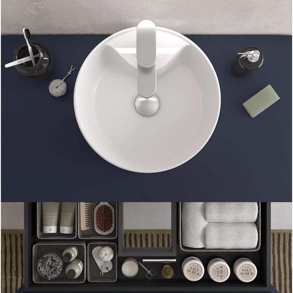 Mueble de Baño con Lavabo Salgar Bequia 60 cm Azul - Vista 4