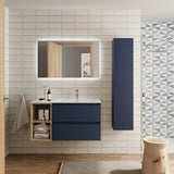 Bathroom Vanity Unit with Basin Salgar Bequia Plus 90 cm Blue