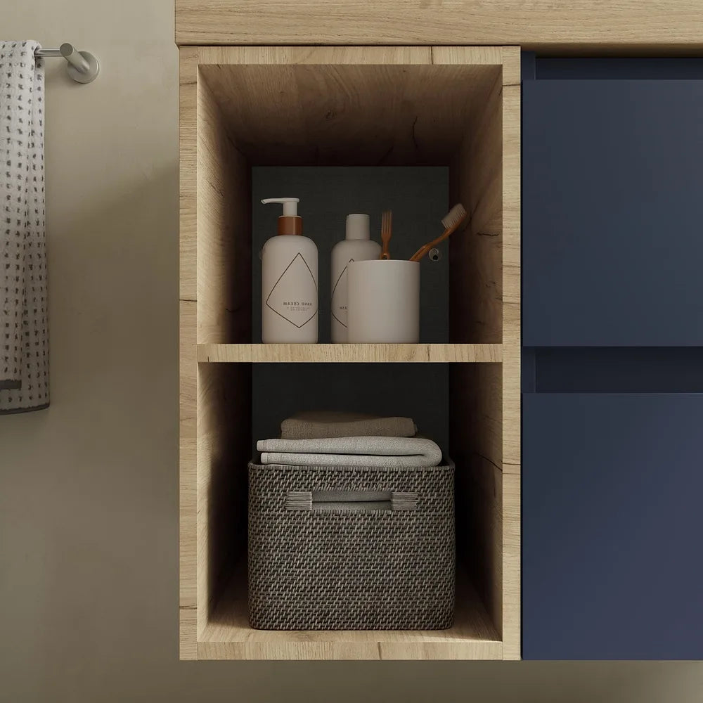 Mueble de Baño con Lavabo Salgar Bequia Plus 120 cm Azul - Vista 4