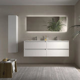 Meuble de Salle de Bain avec Lavabo Salgar Bequia 160 cm Blanc Mat