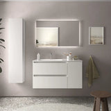 Bathroom Vanity Unit with Basin Salgar Bequia Plus 90 cm Matte White