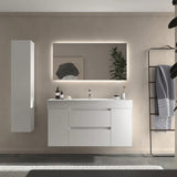 Bathroom Vanity Unit with Basin Salgar Bequia Plus 120 cm Matte White