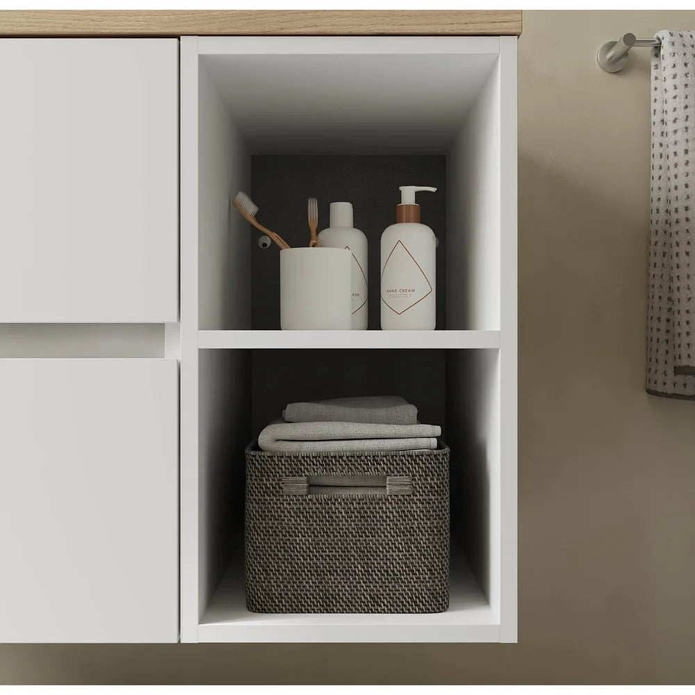 Mueble de Baño Lavabo sobre Encimera Salgar Bequia Plus 100 cm Blanco Mate - Vista 4